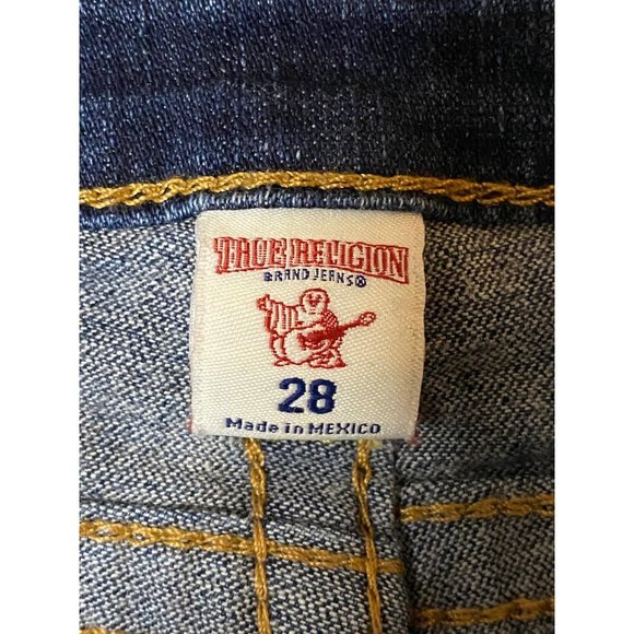 True Religion‎ Slim Straight with Flap Pockets Jeans in Island Song SZ 28 - Picture 9 of 14